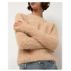 SAYAKA DAVIS Sz S Small Alpaca Nylon Pullover Sweater Fuzzy Furry